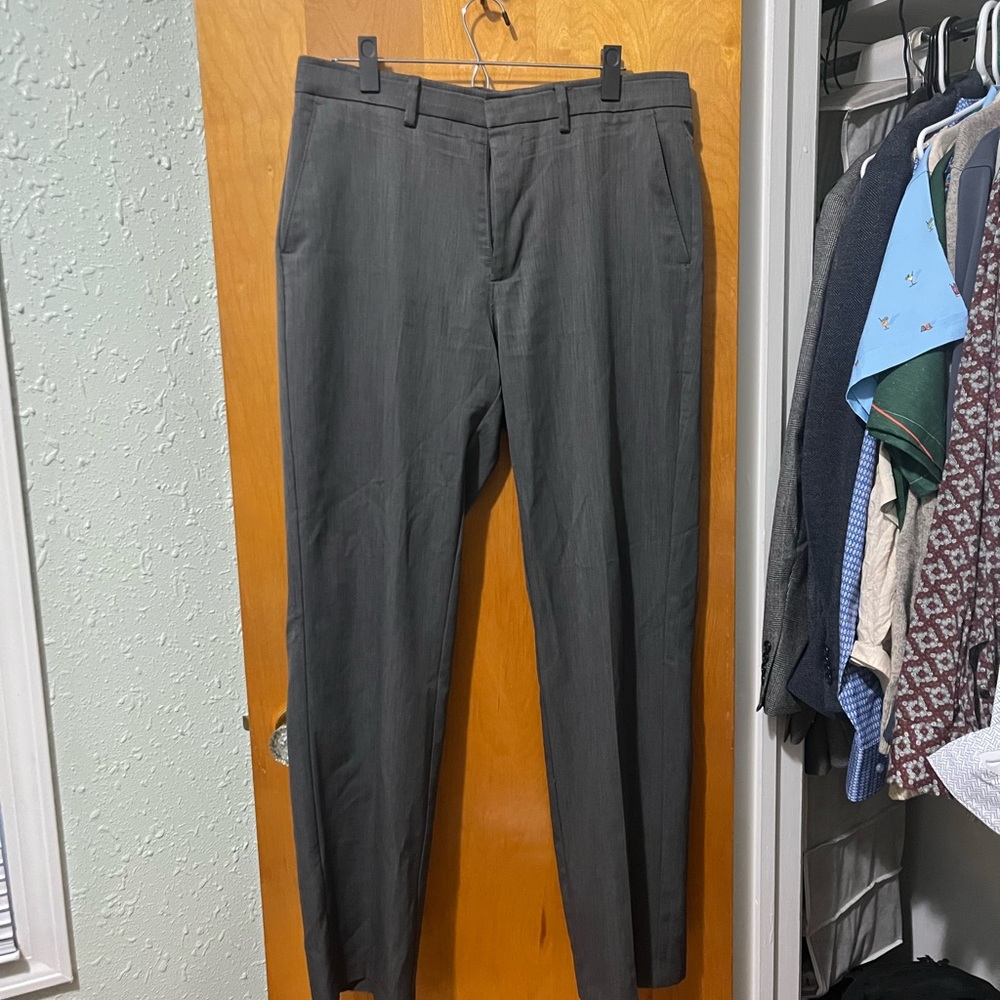 Haggar Men's Charcoal Dress Pants